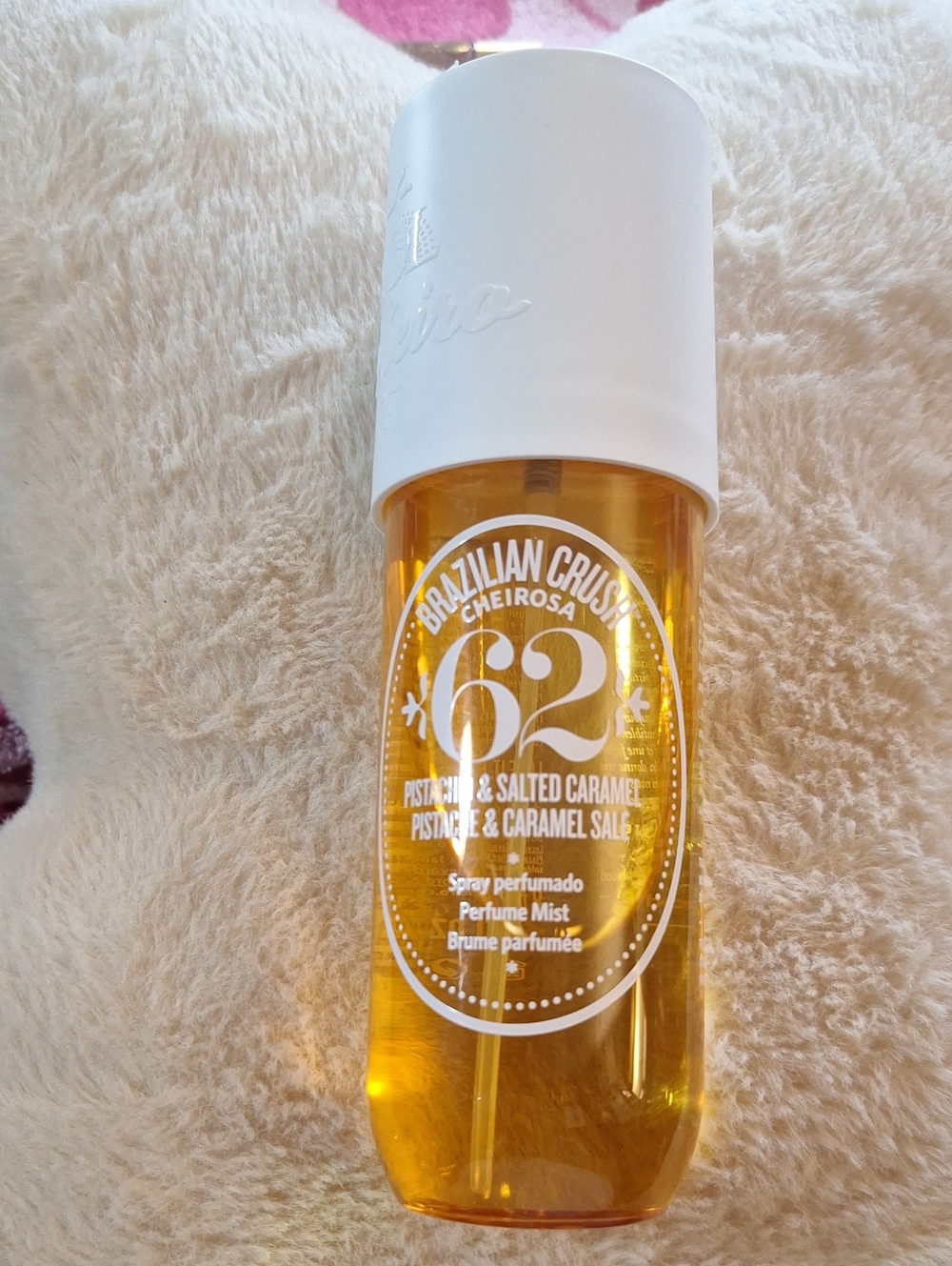 Sol de Janeiro 62 Pistachio & Salted Caramel Perfume Mist - Amber & White. 8 Oz.